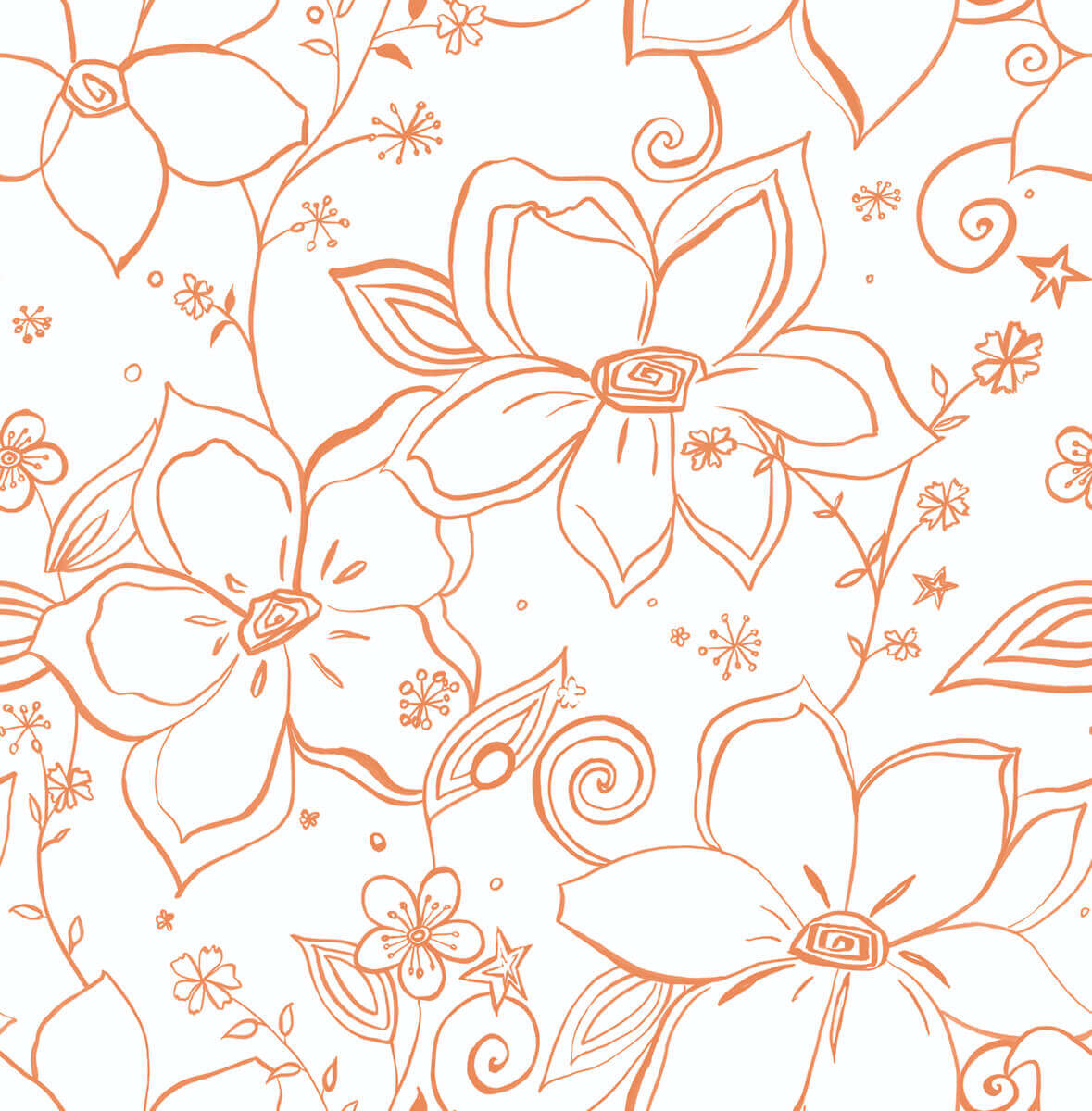 NextWall Floral Peel and Stick Wallpaper - SAMPLE