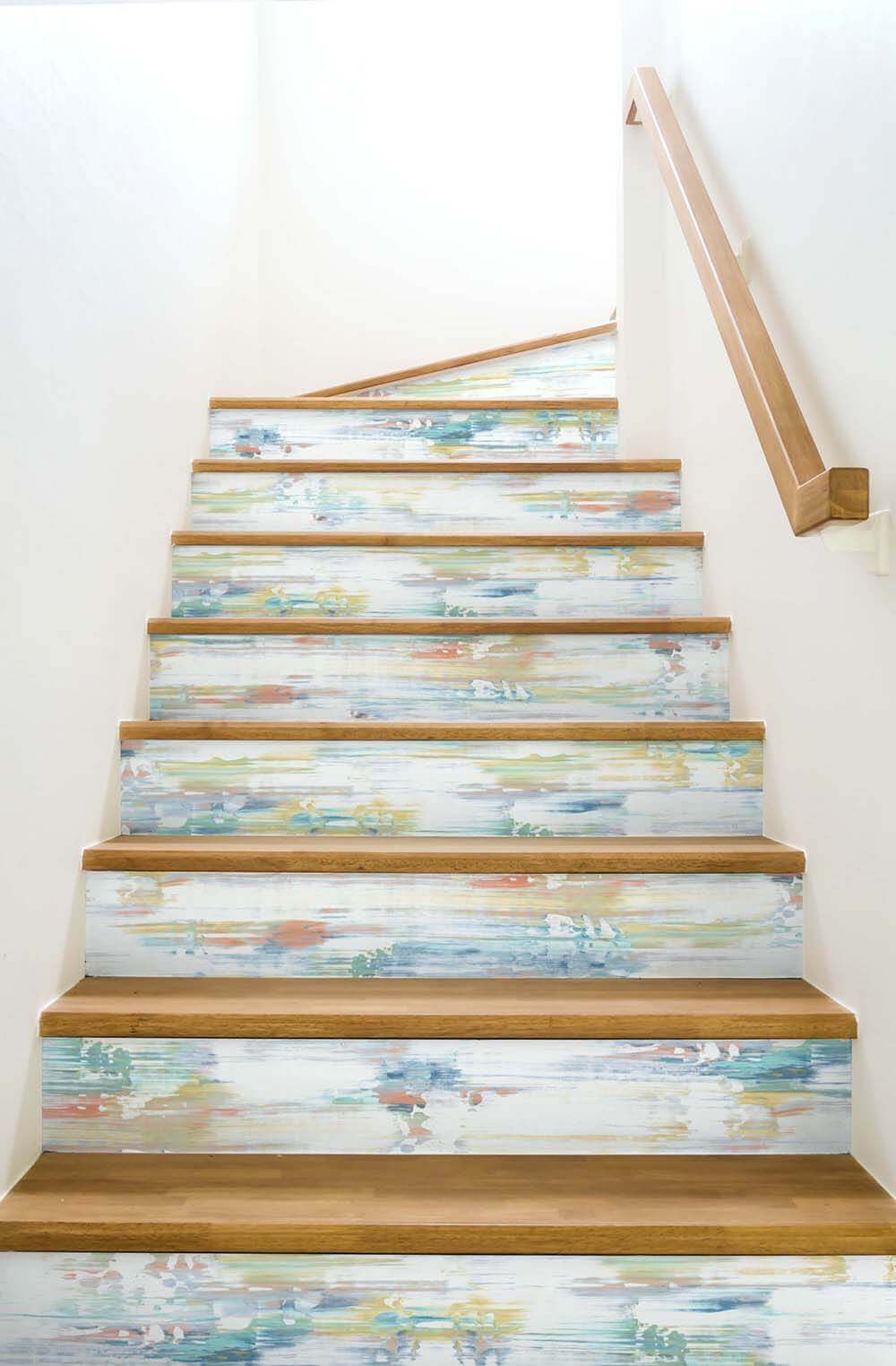 NextWall Brushed Stripe Peel & Stick Wallpaper - Multicolored
