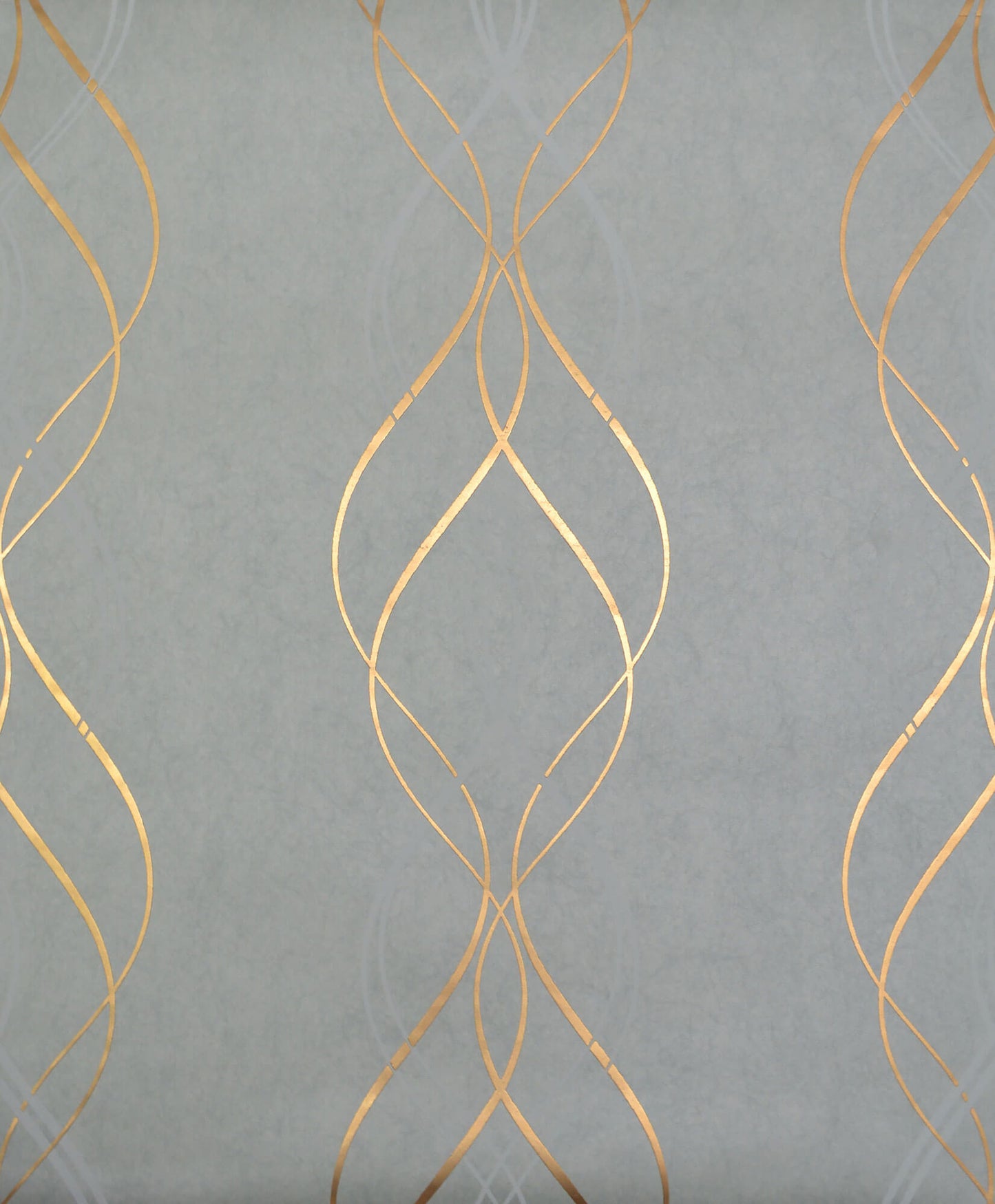 NW3551 Antonina Vella Modern Metals Aurora Wallpaper Blue Gold