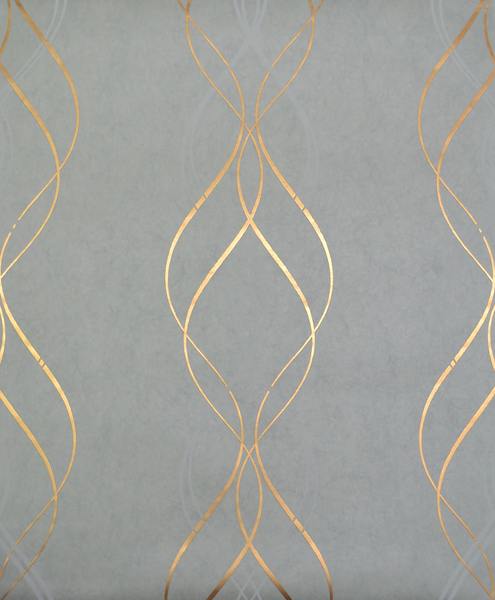Modern Metals Aurora Wallpaper - SAMPLE ONLY