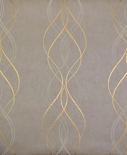 Modern Metals Aurora Wallpaper - SAMPLE ONLY – US Wall Decor