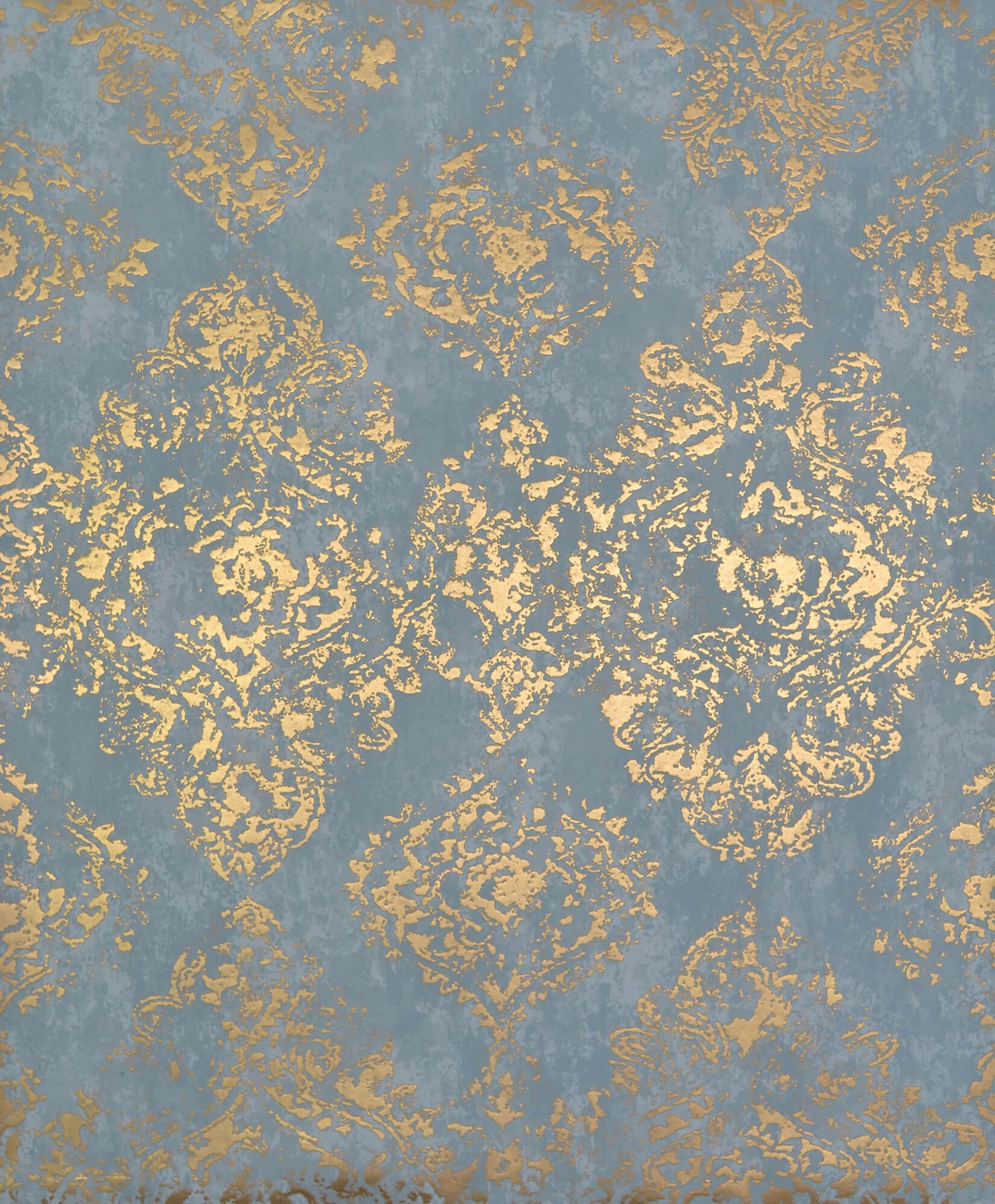 NW3565 Antonina Vella Modern Metals Stargazer Wallpaper Blue Gold