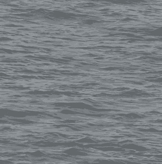 NextWall Serene Sea Peel & Stick Wallpaper - Gray