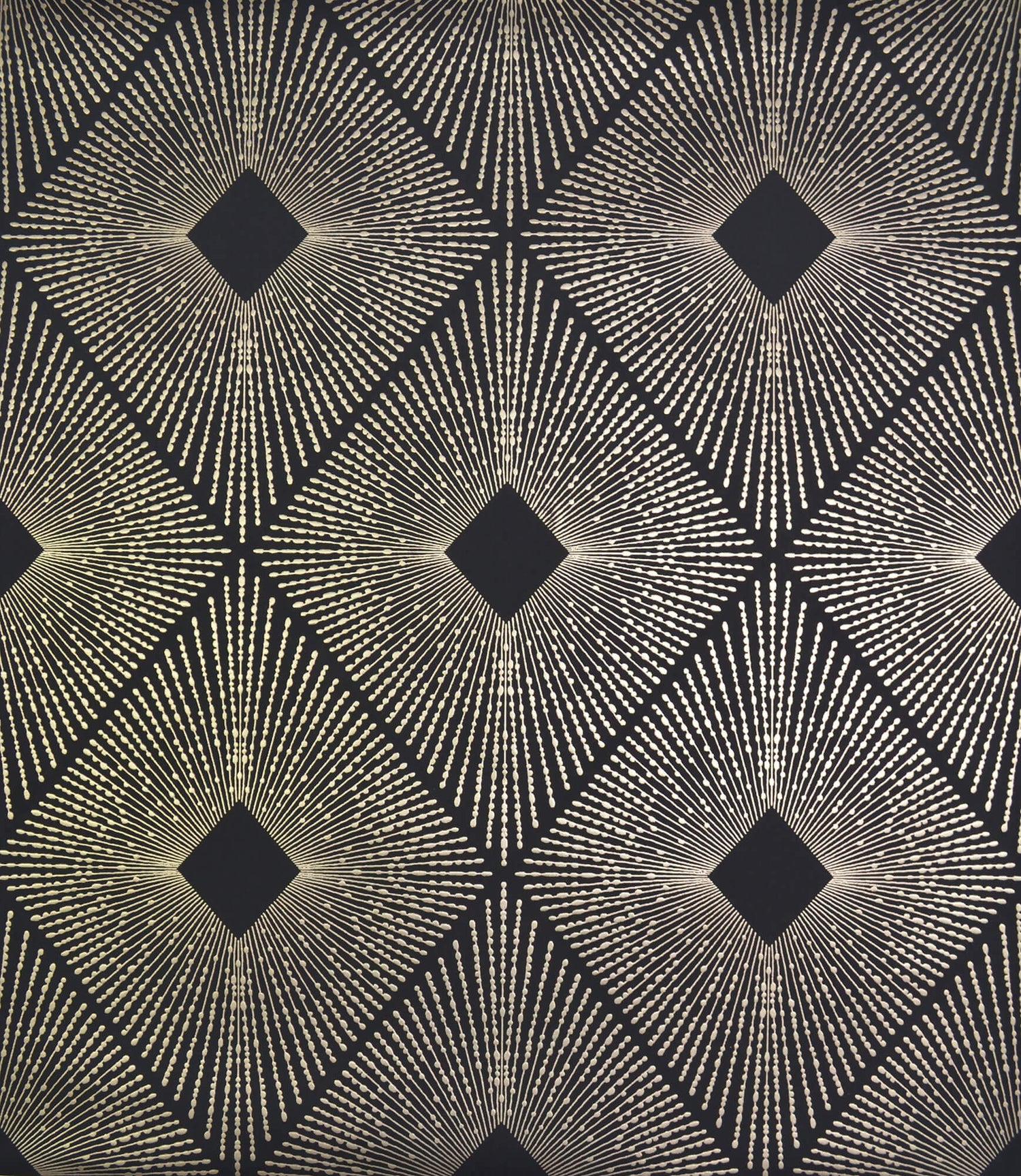NW3593 Antonina Vella Modern Metals Harlowe Wallpaper Black Gold