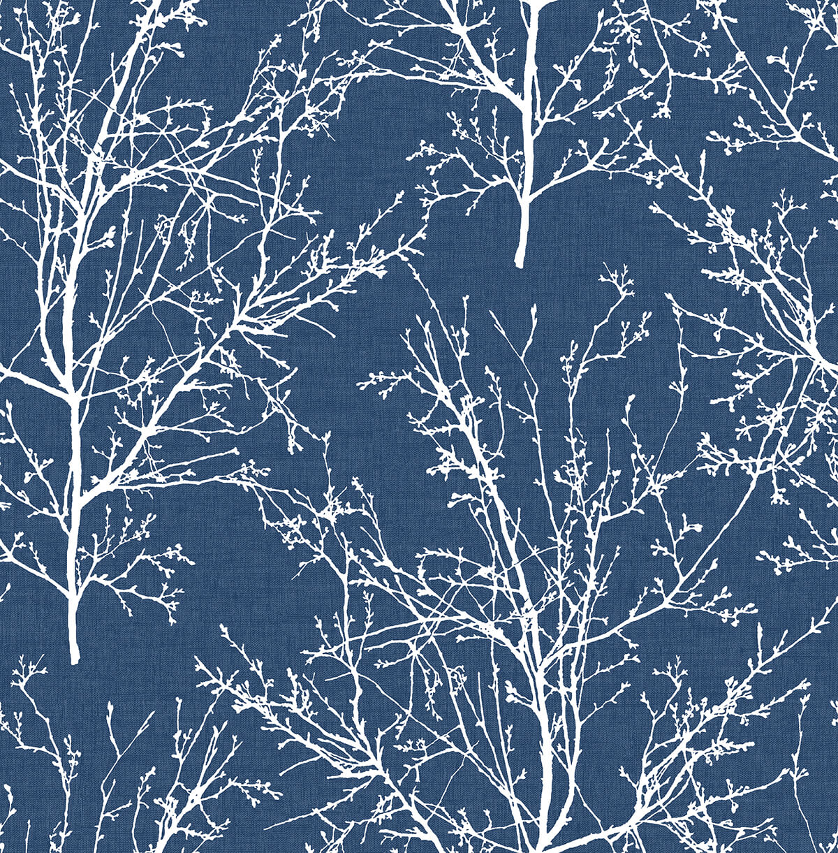 NextWall Tree Branches Peel & Stick Wallpaper - Blue