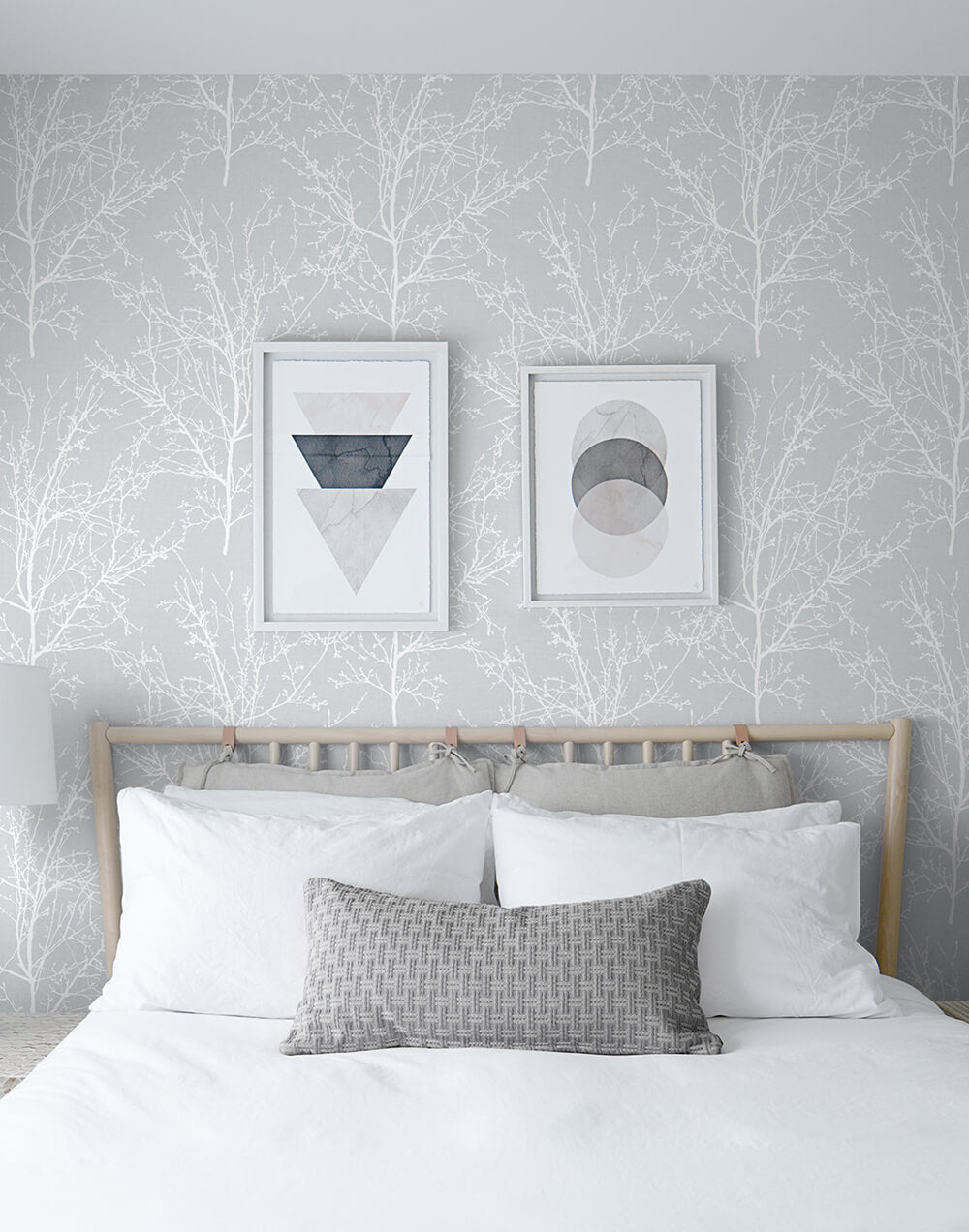 NextWall Tree Branches Peel & Stick Wallpaper - Gray