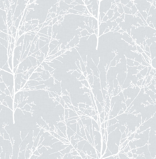 NextWall Tree Branches Peel & Stick Wallpaper - Gray