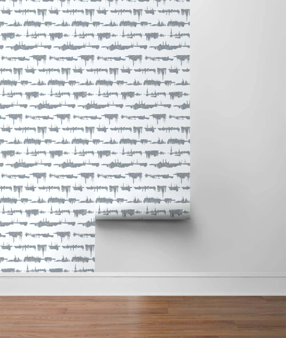 NextWall Lifeline Peel & Stick Wallpaper - Gray