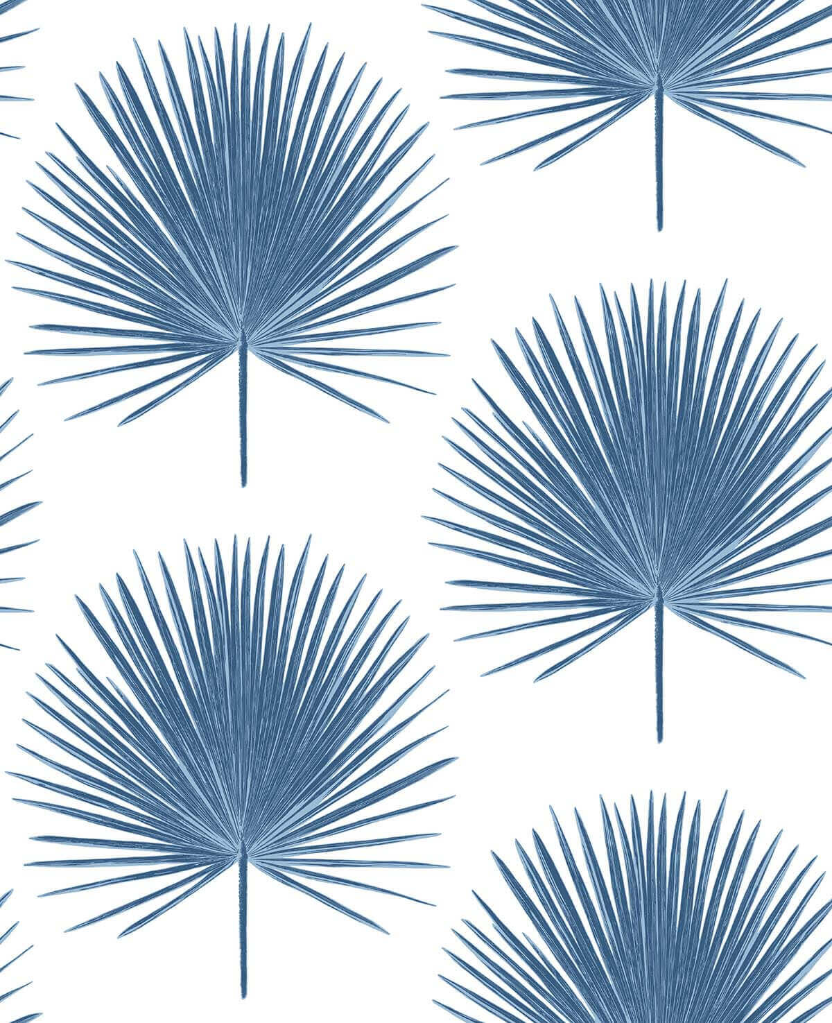 NextWall Palmetto Palm Peel & Stick Wallpaper - Blue