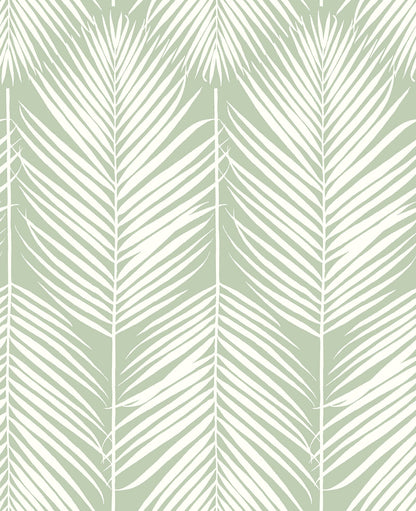 NextWall Tropical Palm Peel and Stick Wallpaper - SAMPLE