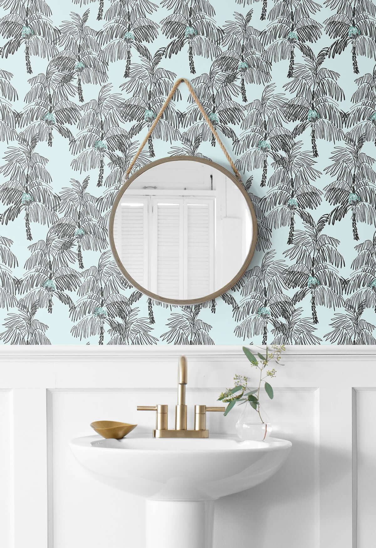 Seaweed Botanical Peel and Stick Removable Wallpaper  Say Decor LLC