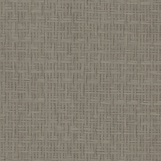 36" Candice Olson Modern Artisan II Tatami Weave Wallpaper - Dark Gray