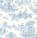 PR10602 Seabrook Chateau Toile Wallpaper - Blue Bell – US Wall Decor