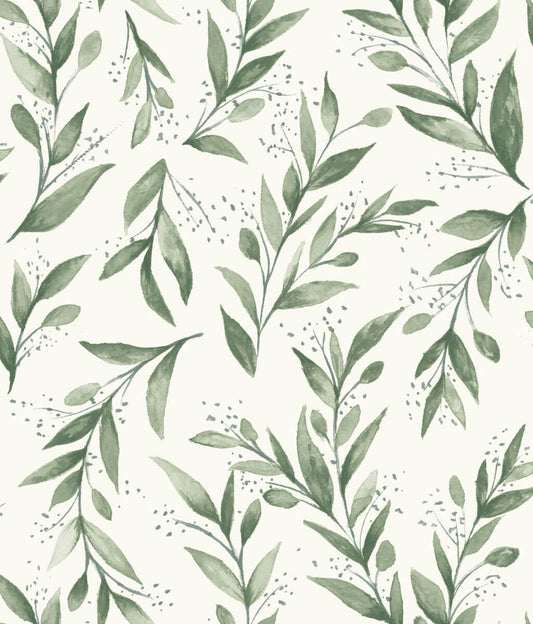 Magnolia Home Olive Branch Peel & Stick Wallpaper - Olive Grove