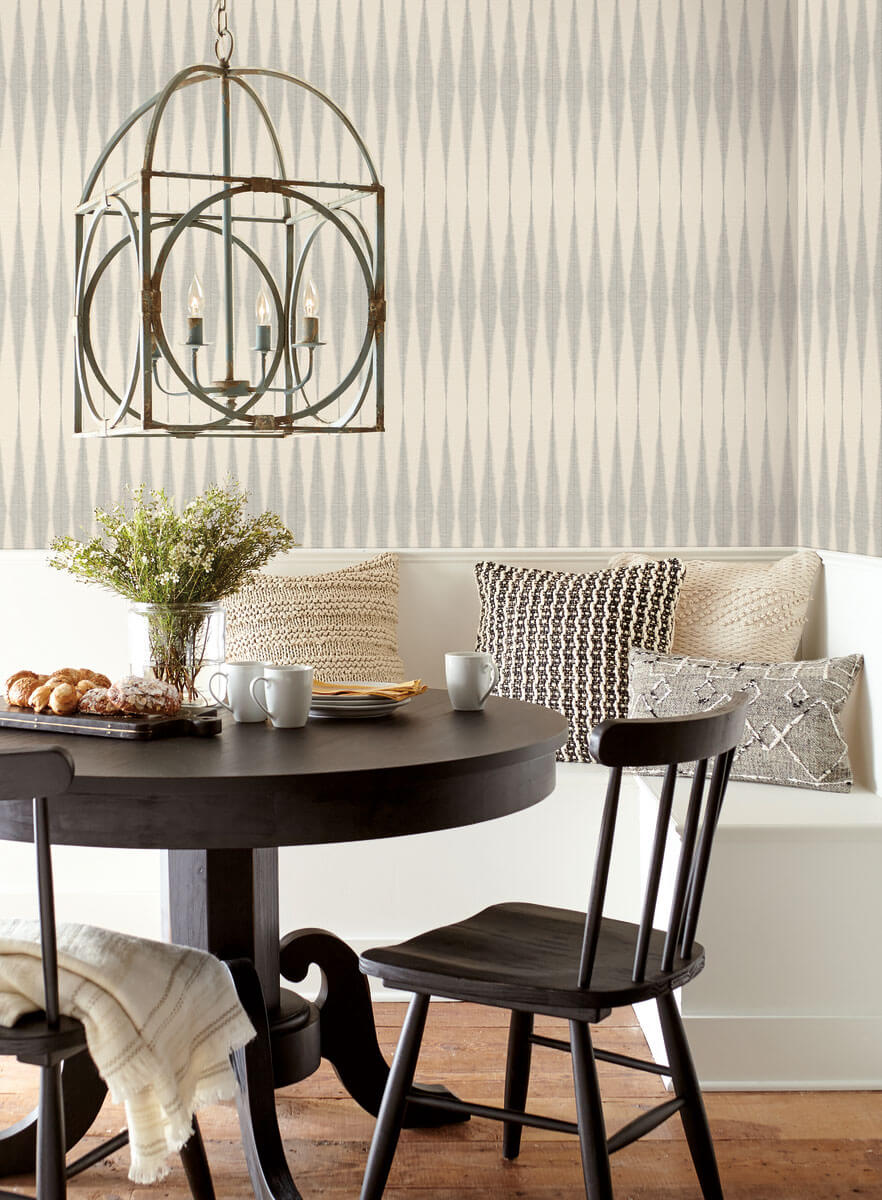 Magnolia Home Handloom Peel & Stick Wallpaper - Cool Grey