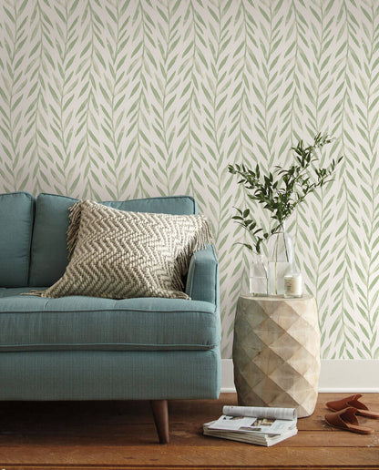 Magnolia Home Willow Peel & Stick Wallpaper - Green