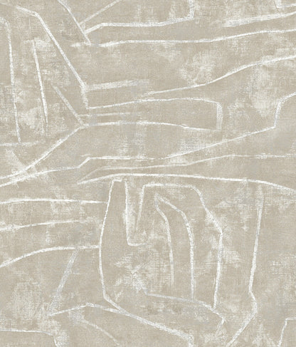 Urban Chalk Peel & Stick Wallpaper - Neutral Pearl