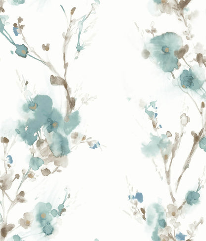 Simply Candice Charm Peel & Stick Wallpaper - Teal