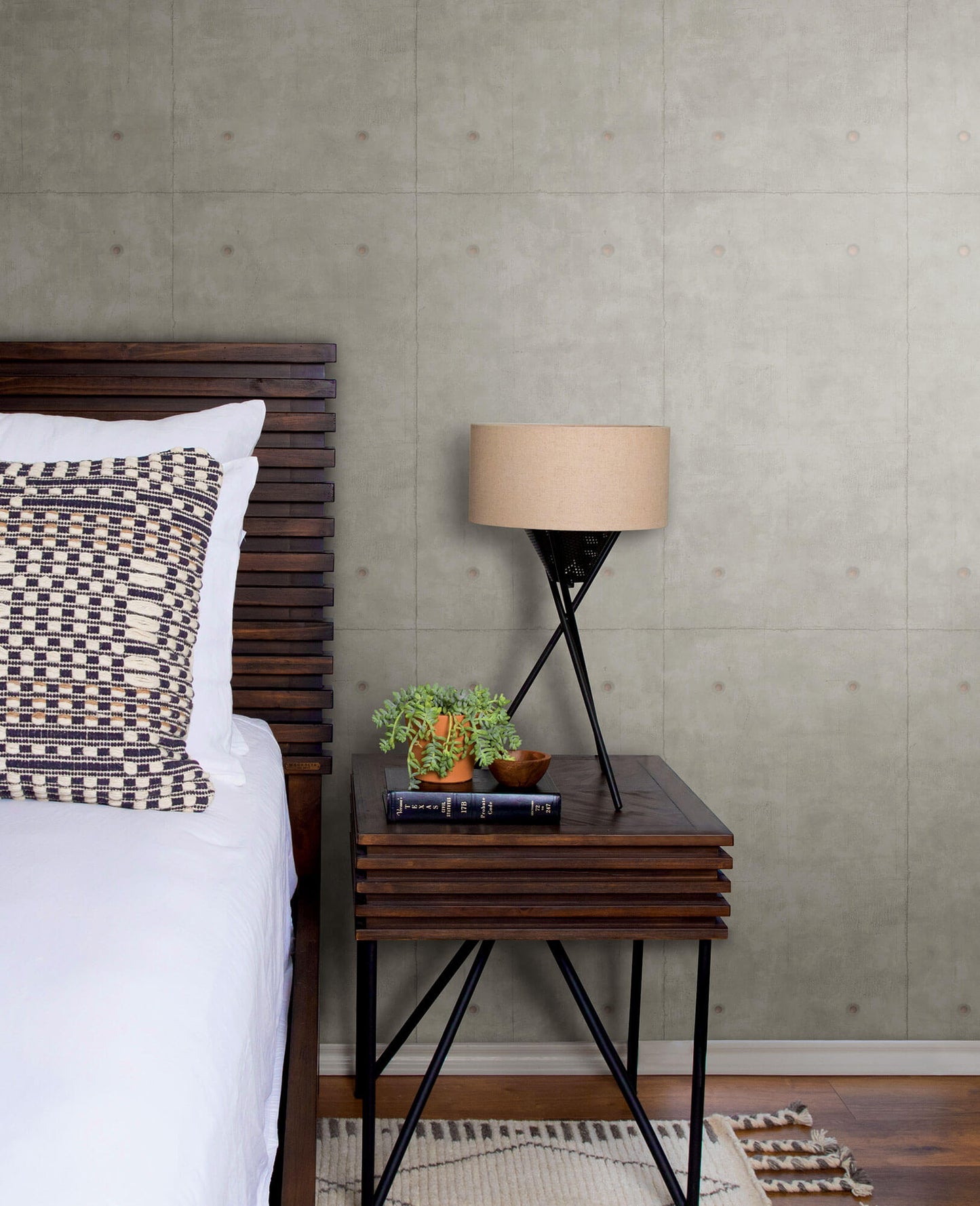 Magnolia Home Concrete Peel & Stick Wallpaper - Gray