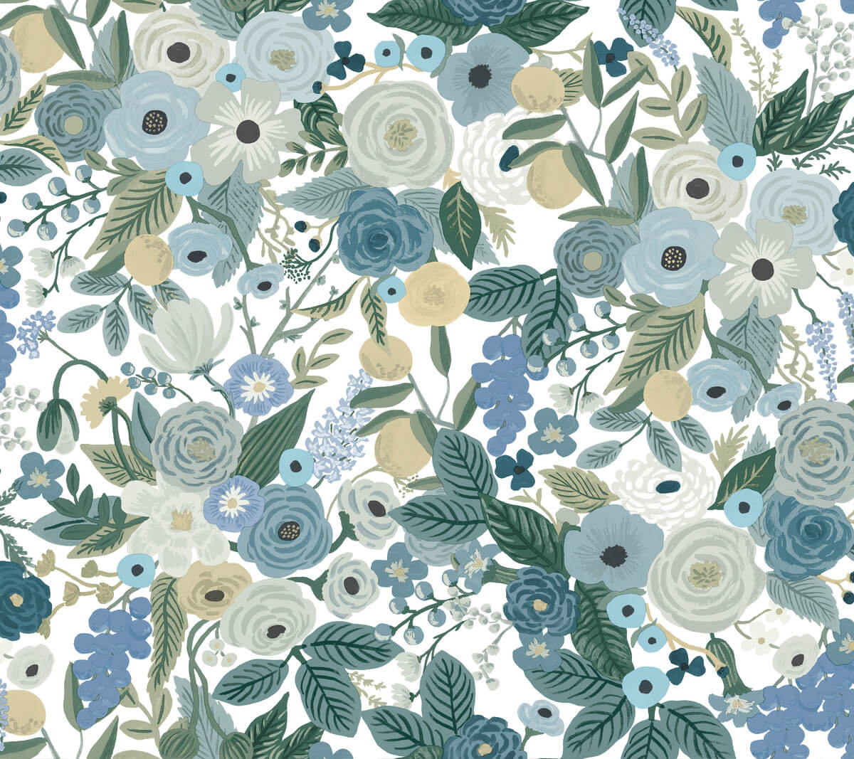 Siv Light Blue Botanical Wallpaper  Empire Wallpaper