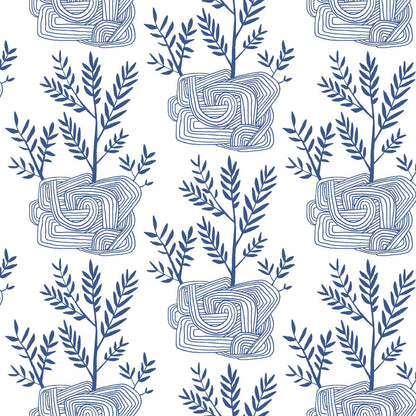 Seedlings Peel & Stick Wallpaper - Blue