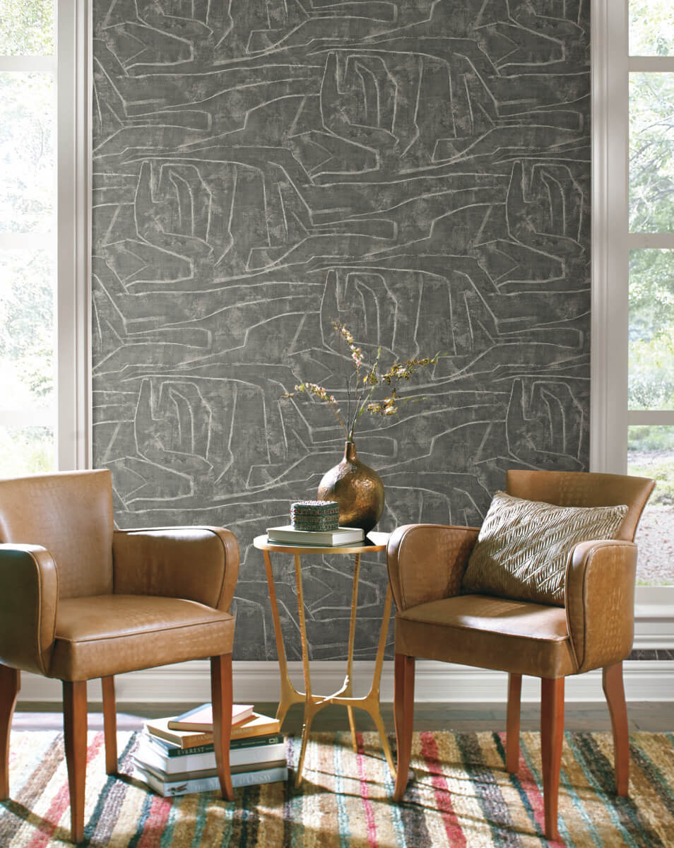 Urban Chalk Peel & Stick Wallpaper - Gray
