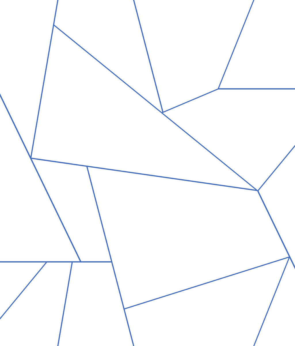 Fractured Prism Peel & Stick Wallpaper - White & Blue