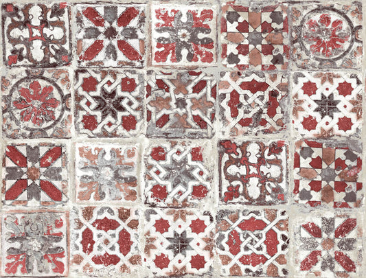 Encaustic Tile Peel & Stick Wallpaper - SAMPLE