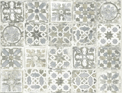 Encaustic Tile Peel & Stick Wallpaper - SAMPLE