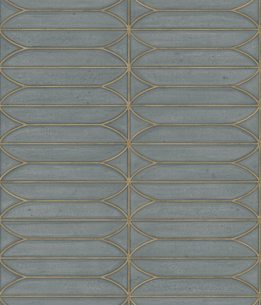 Simply Candice Olson Pavilion Peel & Stick Wallpaper - Charcoal