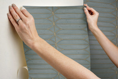 Simply Candice Pavilion Peel & Stick Wallpaper - Charcoal