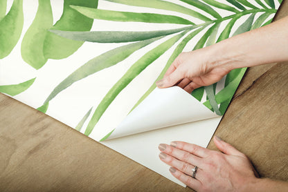 Simply Candice Olson Paradise Palm Peel & Stick Wallpaper - Green