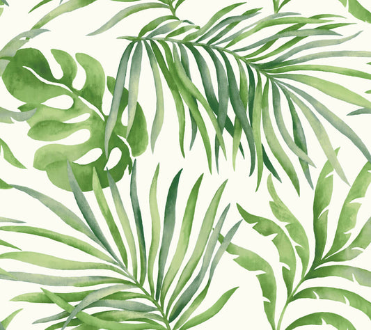Simply Candice Paradise Palm Peel & Stick Wallpaper - Green