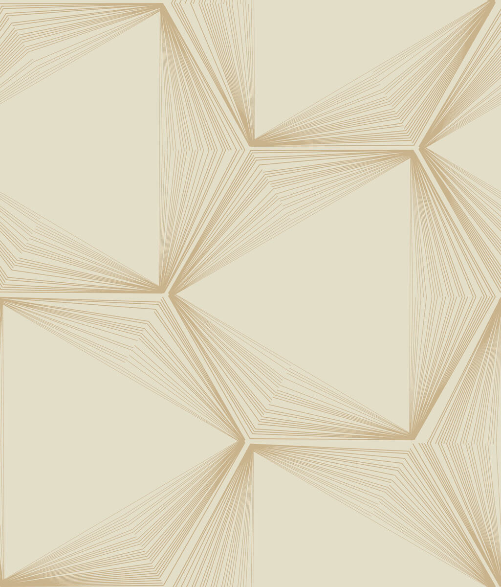 Simply Candice Olson Honeycomb Peel & Stick Wallpaper - Sand & Gold