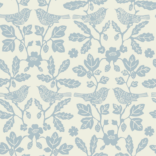 Erin & Ben Co. Sparrow & Oak Peel & Stick Wallpaper - Glacial Blue