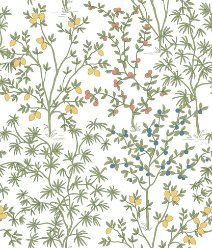 Erin & Ben Co. Lemon Grove Peel & Stick Wallpaper - White