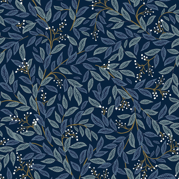 PSW1470RL Rifle Paper Co. Willowberry Peel & Stick Wallpaper - Navy ...