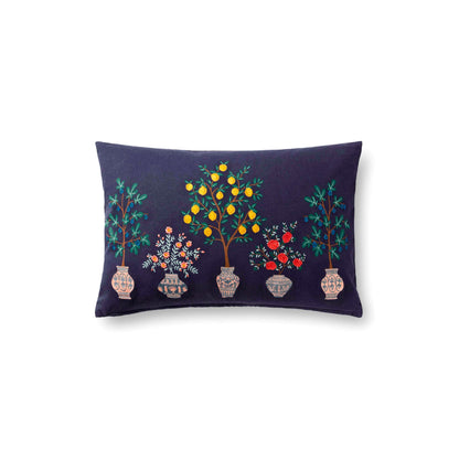 Rifle Paper Co. x Loloi Topiary Pillow - Navy