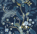 RI5172 Rifle Paper Co. Peacock Wallpaper - Navy Blue – US Wall Decor