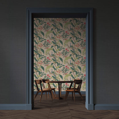 Rifle Paper Co. Palette Grasscloth Wallpaper - Navy Blue