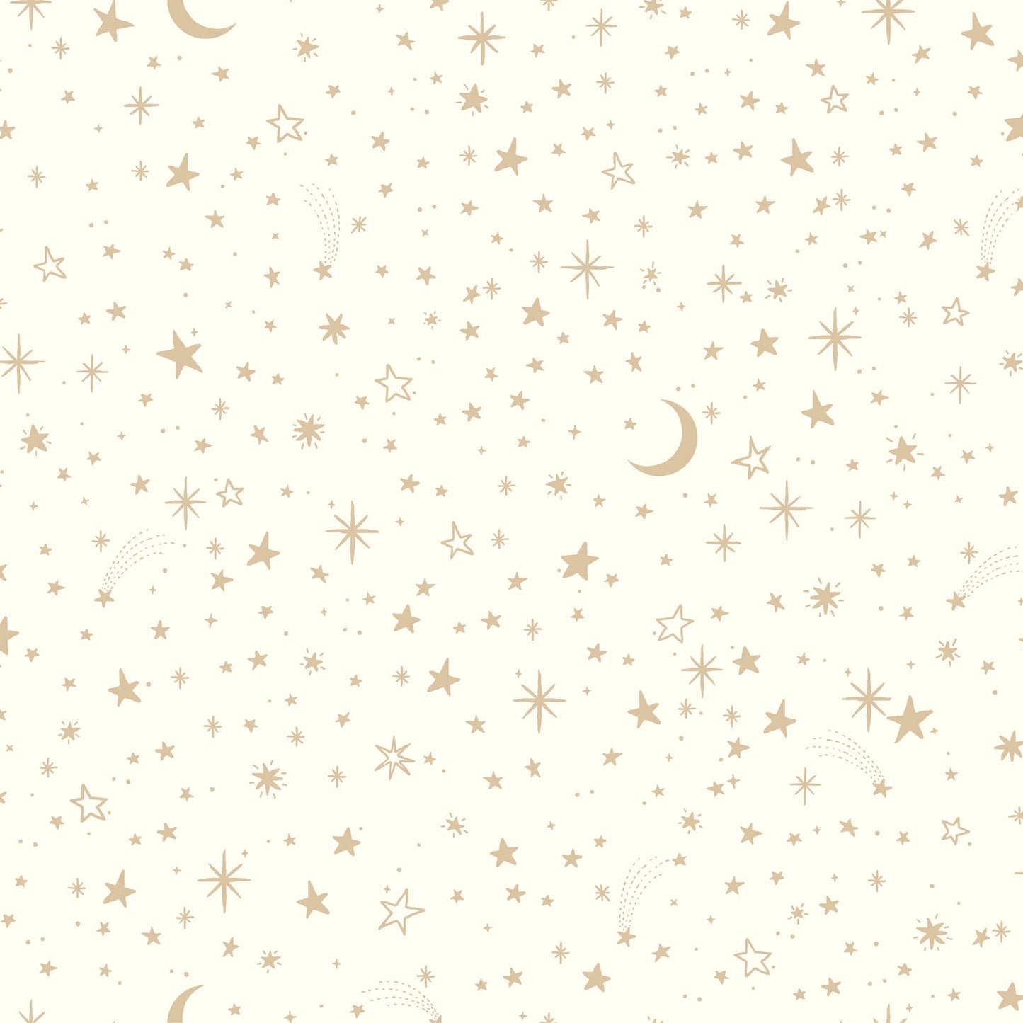 Twinkle Little Star Gold Peel & Stick Wallpaper