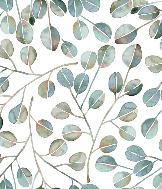 CatCoq Eucalyptus Peel and Stick Wallpaper - SAMPLE