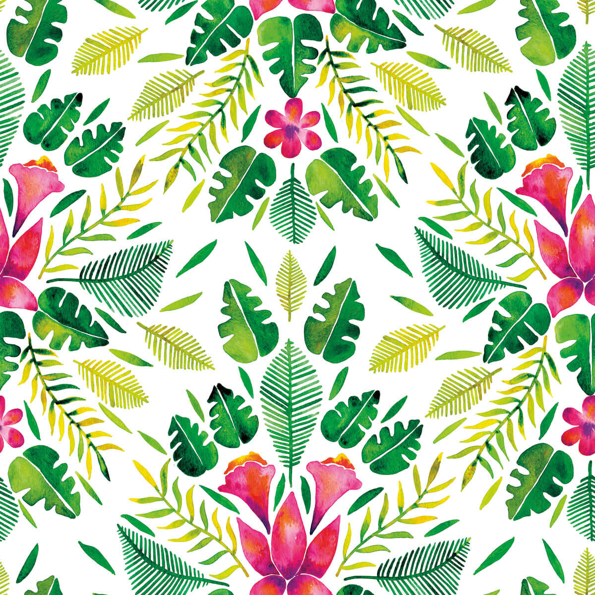 CatCoq Tropical Peel and Stick Wallpaper - SAMPLE ONLY