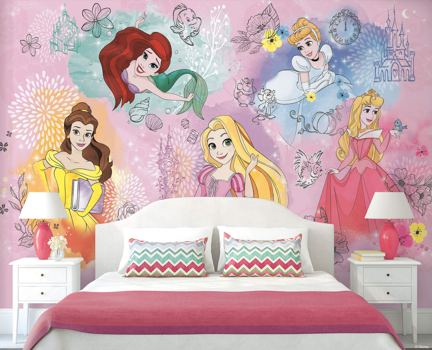 Disney Princess Peel & Stick Wall Mural