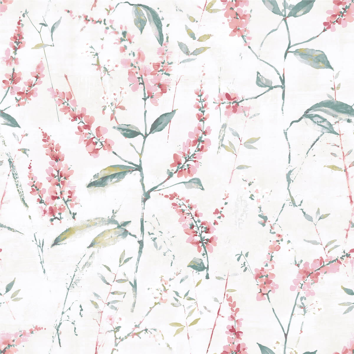 Floral Sprig Peel and Stick Wallpaper - SAMPLE