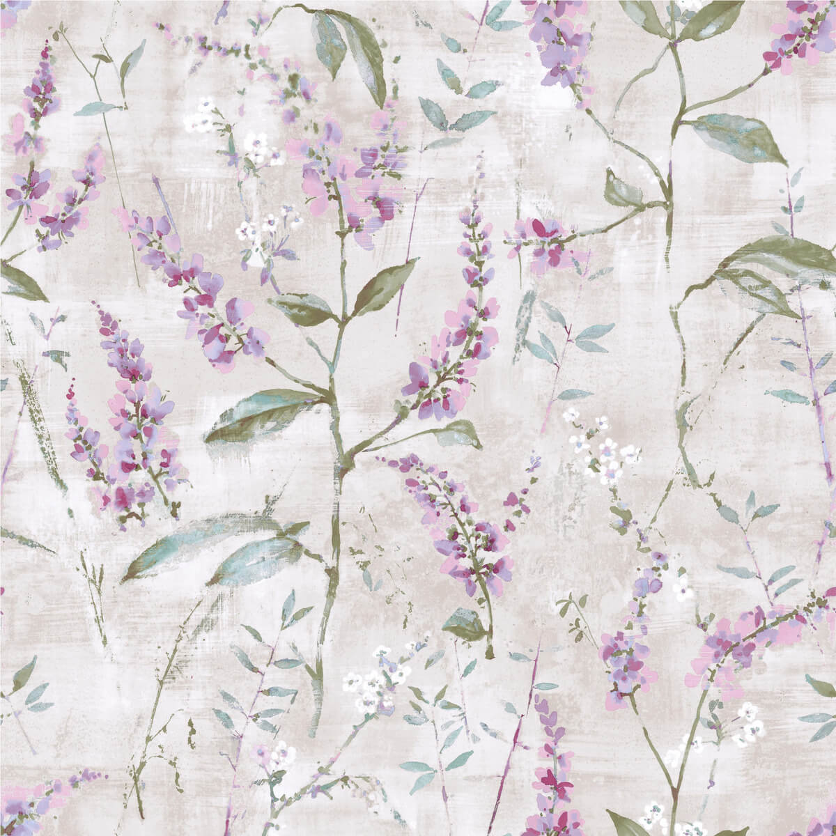 Floral Sprig Peel and Stick Wallpaper - SAMPLE