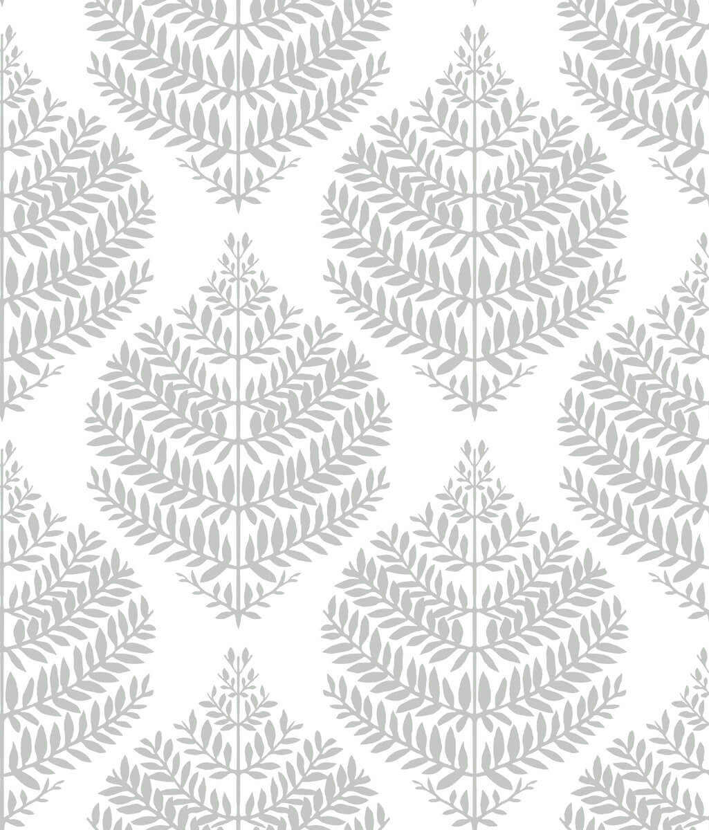 Hygge Fern Damask Peel and Stick Wallpaper - SAMPLE ONLY