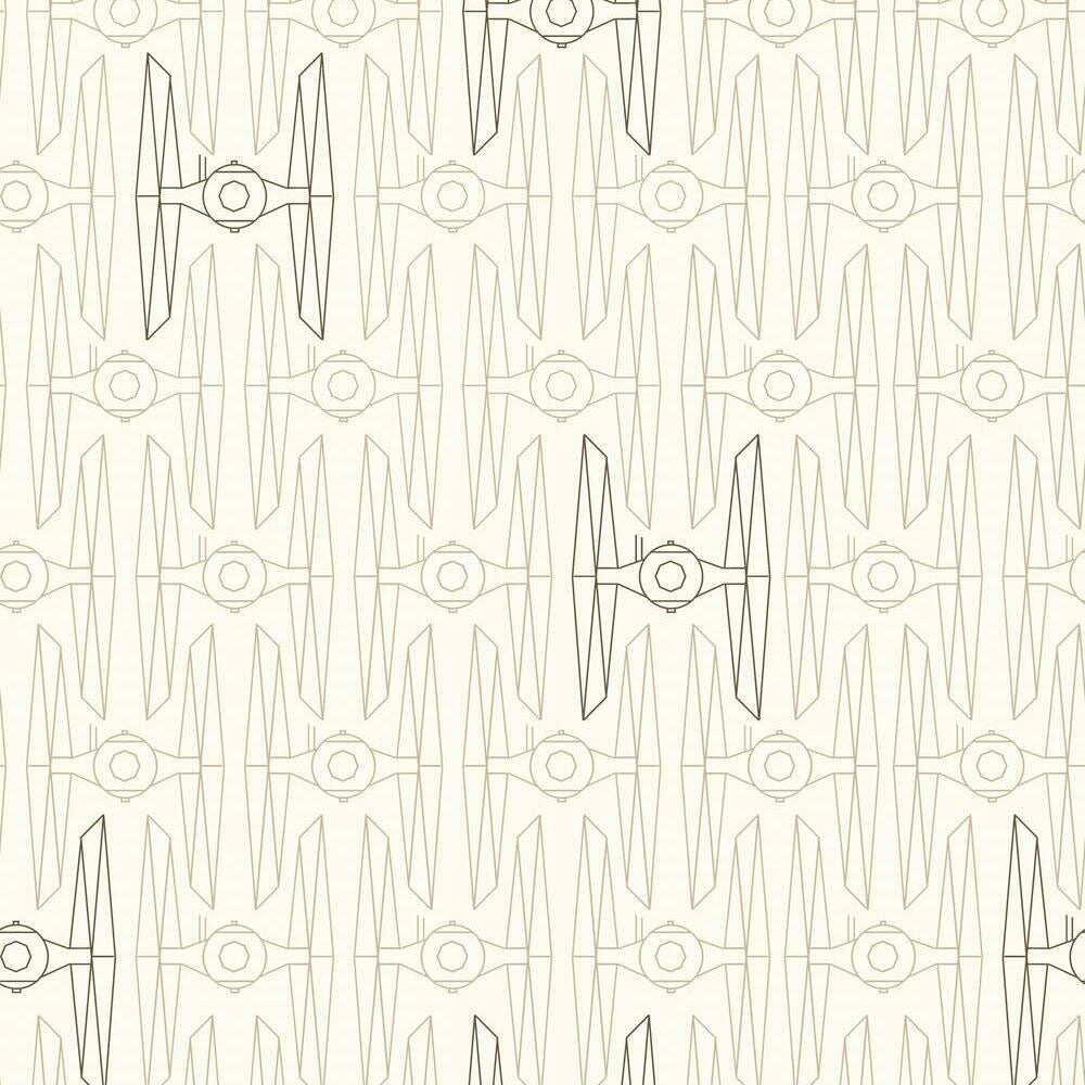 Star Wars Tie Fighter Peel and Stick Wallpaper - SAMPLE