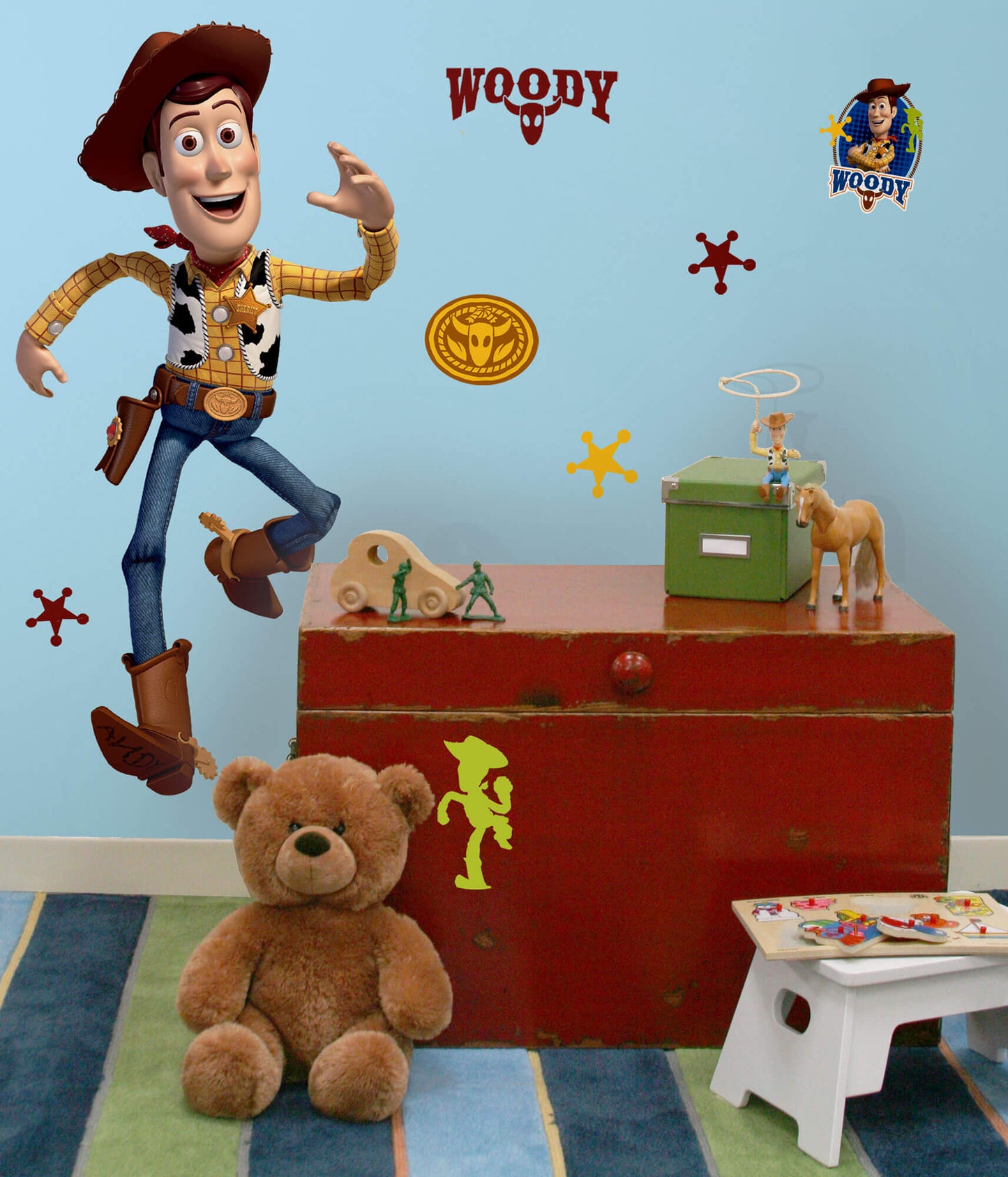 Pixar Toy Story 4 Woody Peel & Stick Wall Decal