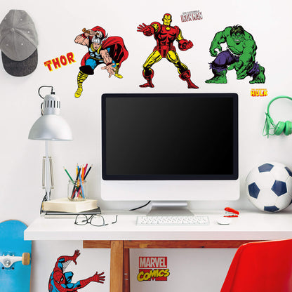 Classic Marvel Character Peel & Stick Wall Decals